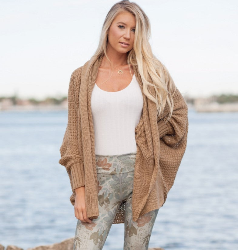 Damer mysig kofta med öppen design Eva Jonsson-Eva Jonsson