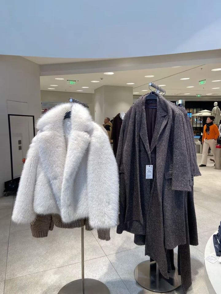 Damer mysig oversize-jacka med iögonfallande krage Eva Jonsson-Eva Jonsson