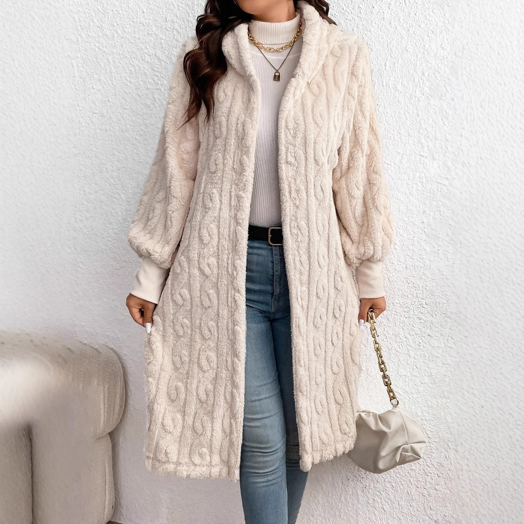 Damer mysig oversized teddy-kappa Mirla-Eva Jonsson