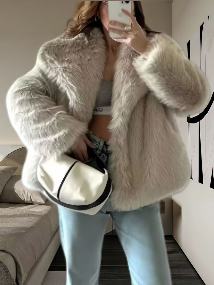 Damer mysig pälsjacka Mirla-Eva Jonsson