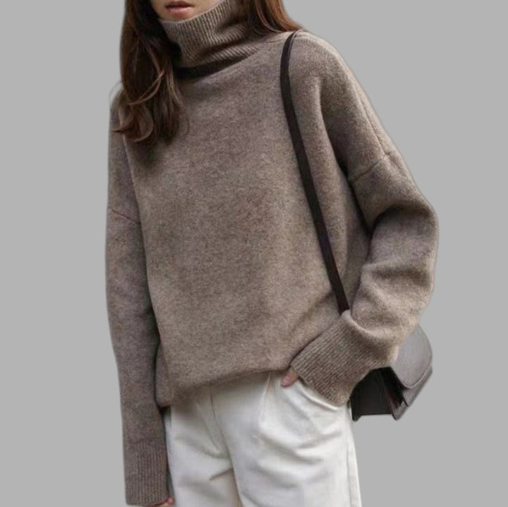 Damer mysig rullkragepullover Eva Jonsson-Eva Jonsson
