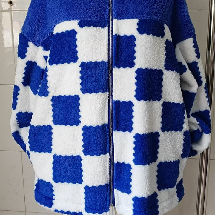 Damer mysig rutig kappa Mirla-Eva Jonsson