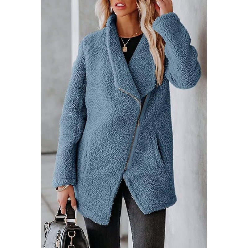 Damer mysig teddyjacka Mirla-Eva Jonsson