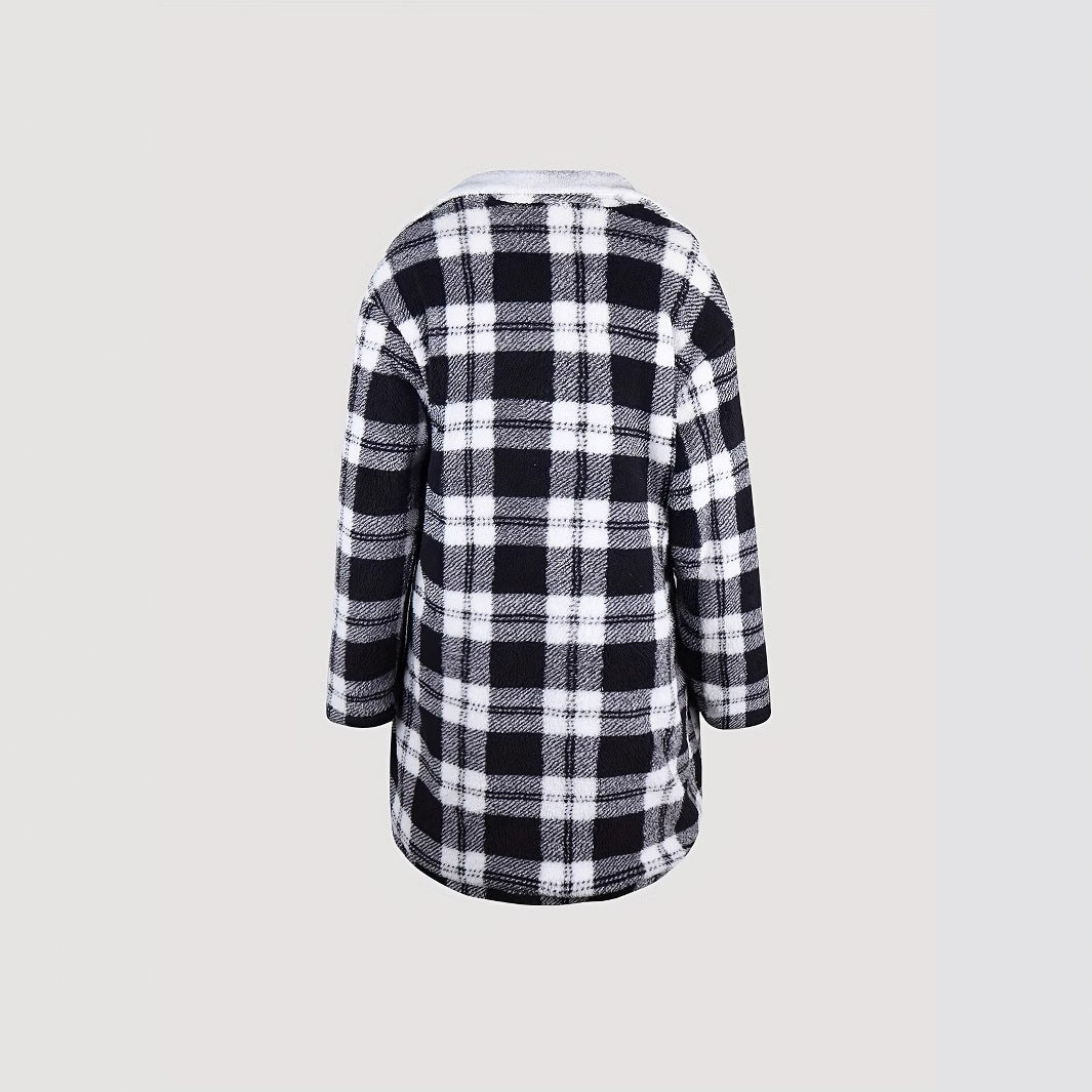 Damer mysig ulljacka med oversized passform och sjalkrage Mirla-Eva Jonsson