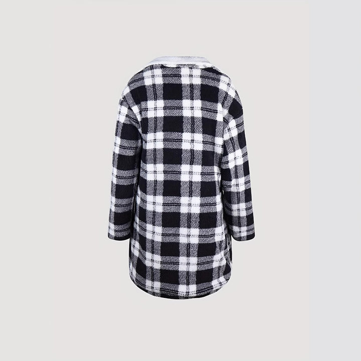 Damer mysig ulljacka med oversized passform och sjalkrage Mirla-Eva Jonsson