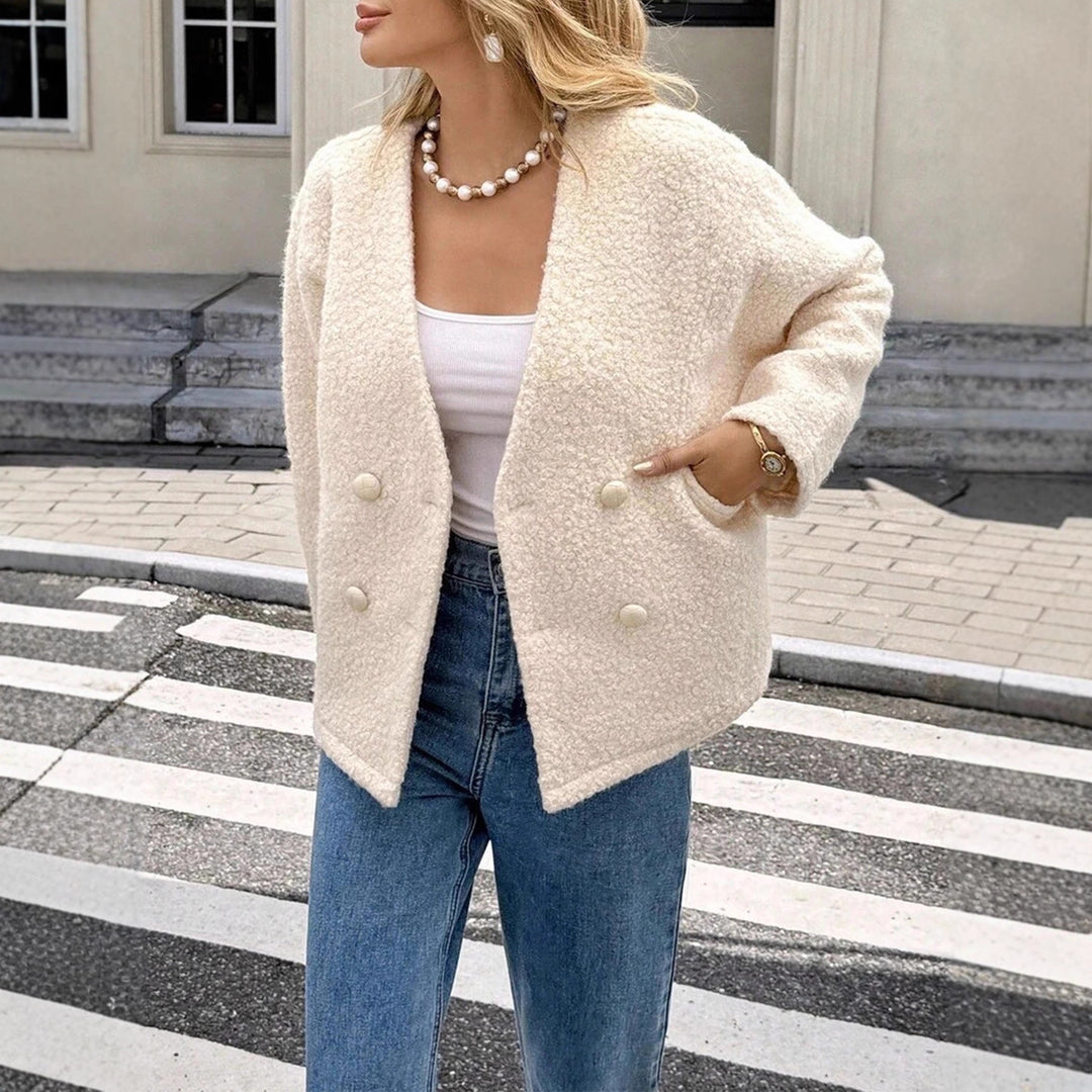 Damer mysiga och modiga dubbelknappjacka Mirla-Eva Jonsson