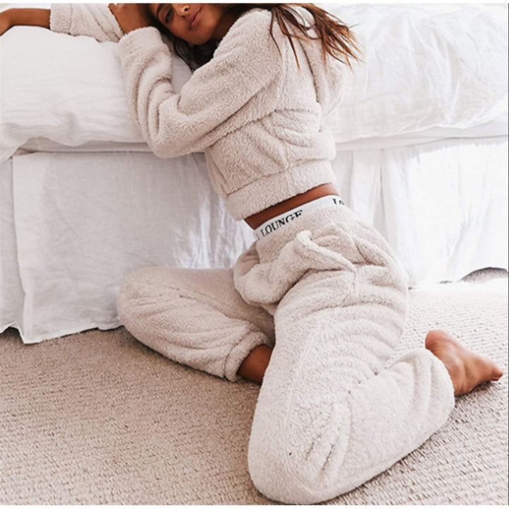 Damer mysigt lounge-set i mjukt fleece Mirla-Eva Jonsson