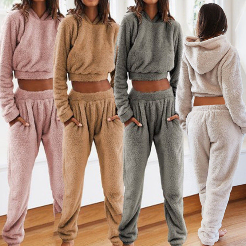 Damer mysigt lounge-set i mjukt fleece Mirla-Eva Jonsson