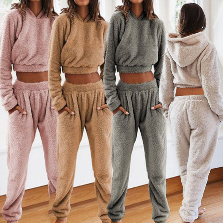 Damer mysigt lounge-set i mjukt fleece Mirla-Eva Jonsson