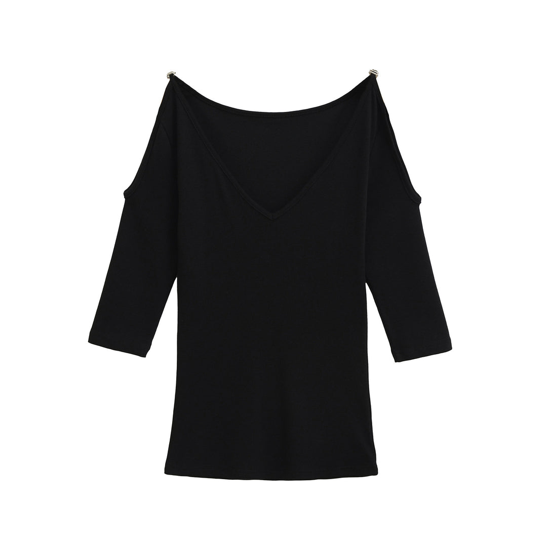 Damer off-shoulder V-hals topp Mirla-Eva Jonsson