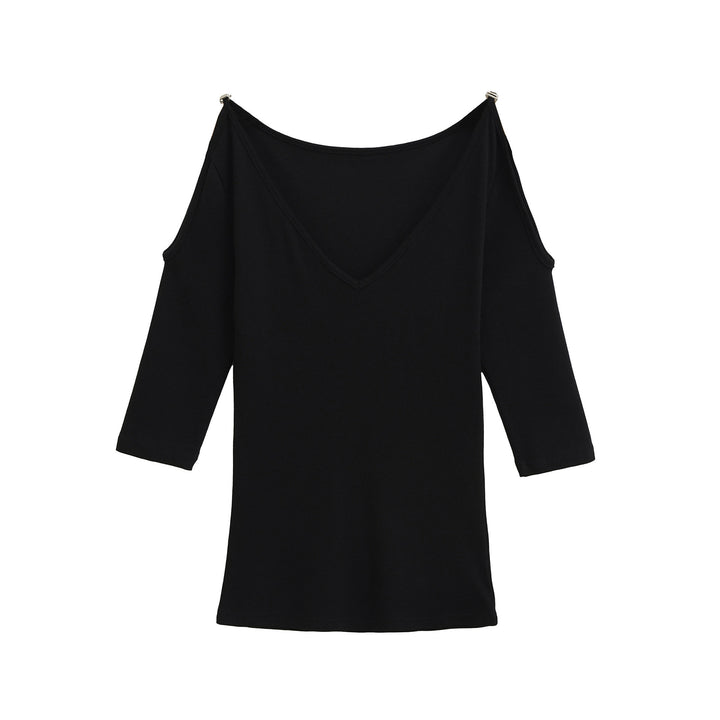 Damer off-shoulder V-hals topp Mirla-Eva Jonsson