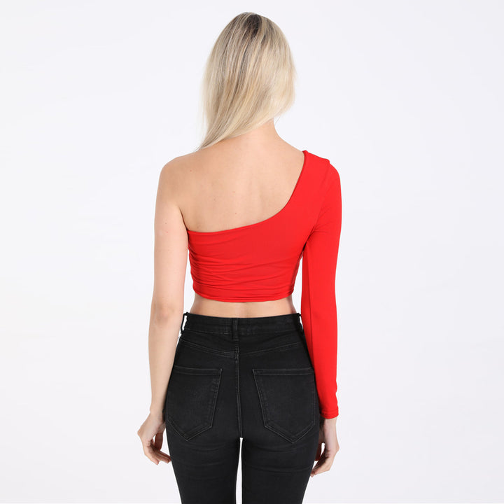 Damer off-shoulder crop top Mirla-Eva Jonsson