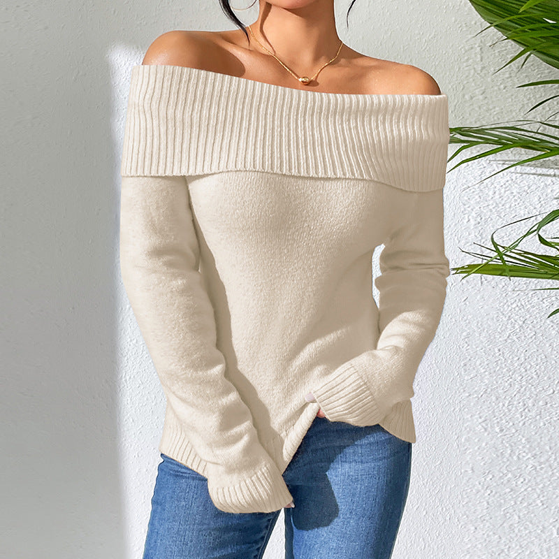 Damer off-shoulder tröja Mirla-Eva Jonsson