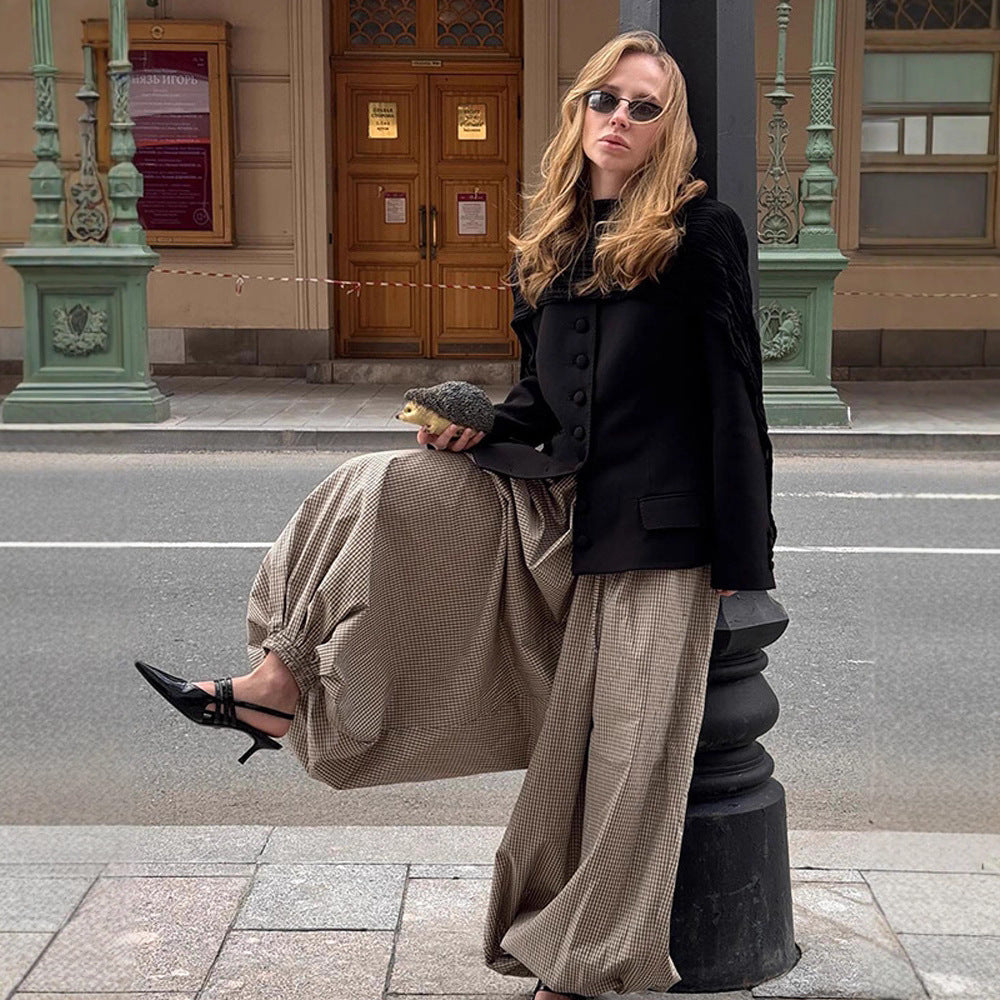 Damer överdimensionerad kappa med elegant skärning Mirla-Eva Jonsson