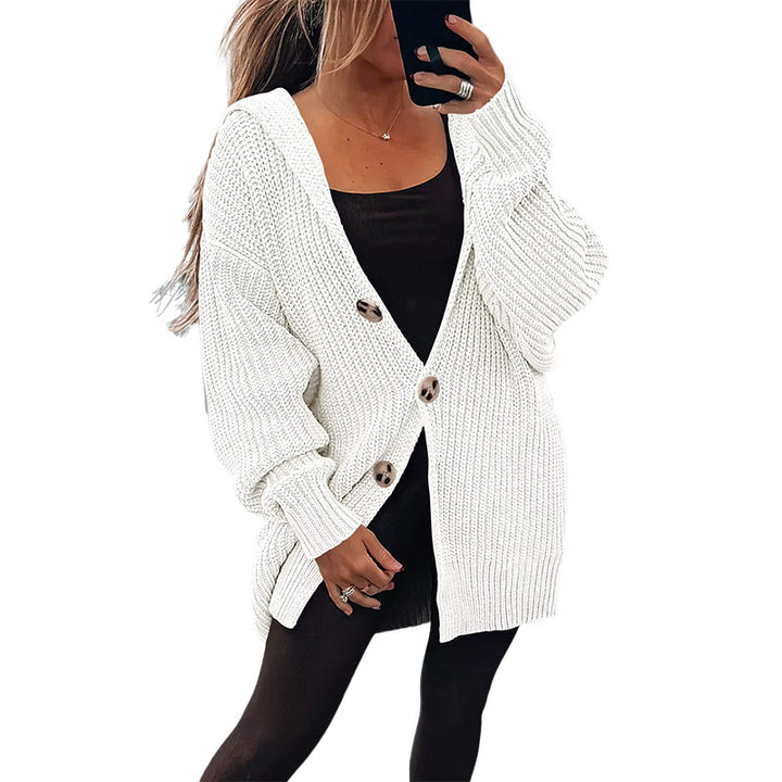 Damer överdimensionerad stickad cardigan Mirla-Eva Jonsson