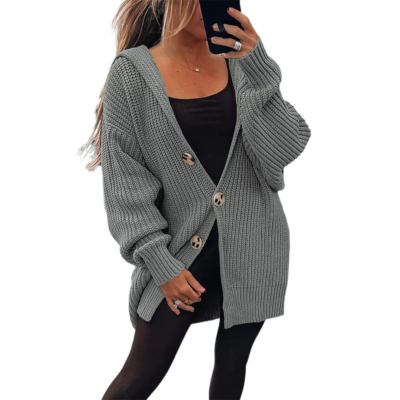 Damer överdimensionerad stickad cardigan Mirla-Eva Jonsson