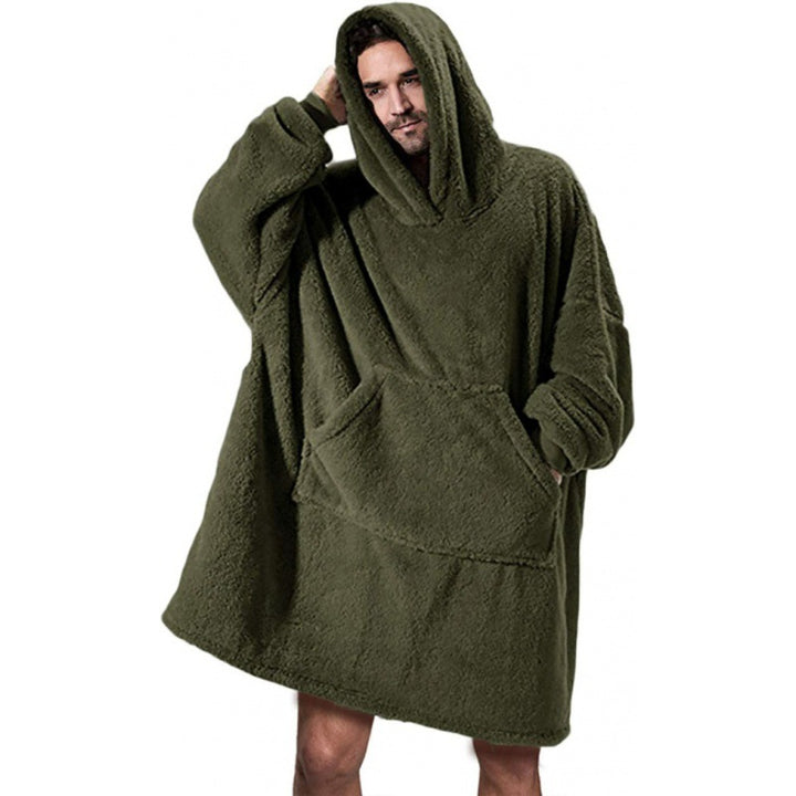 Damer oversize fleece-hoodie med känguruficka och huva Mirla-Eva Jonsson