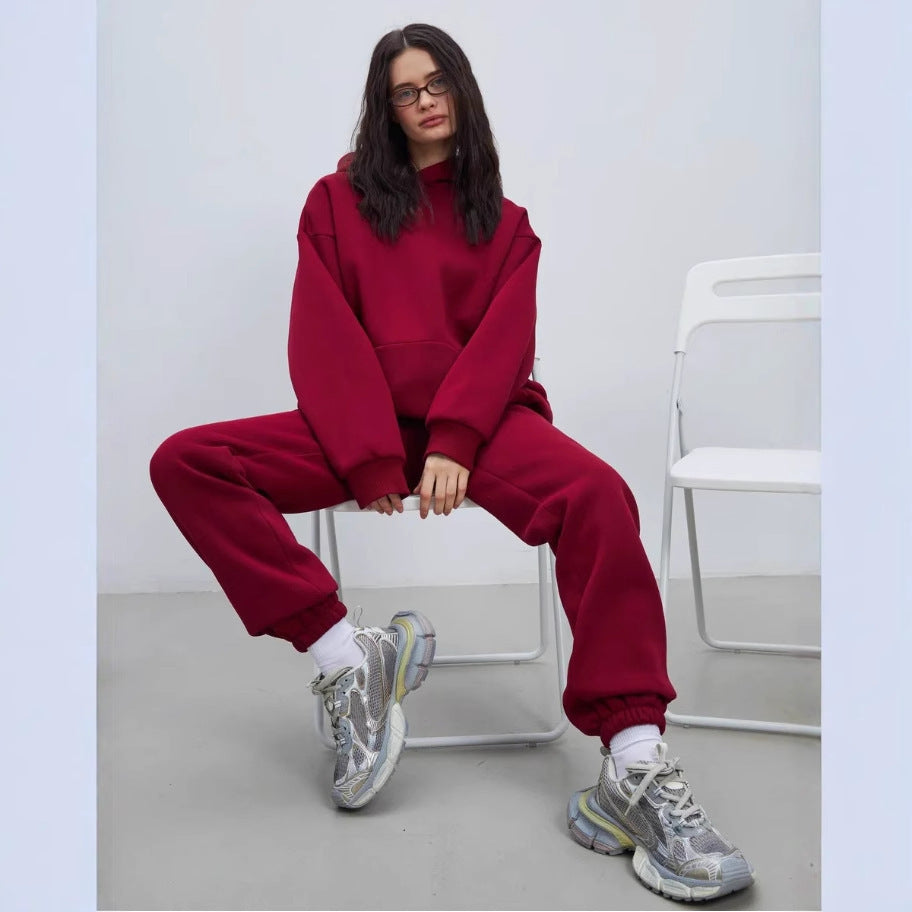 Damer oversize hoodie- och pösbyxa-set Mirla-Eva Jonsson
