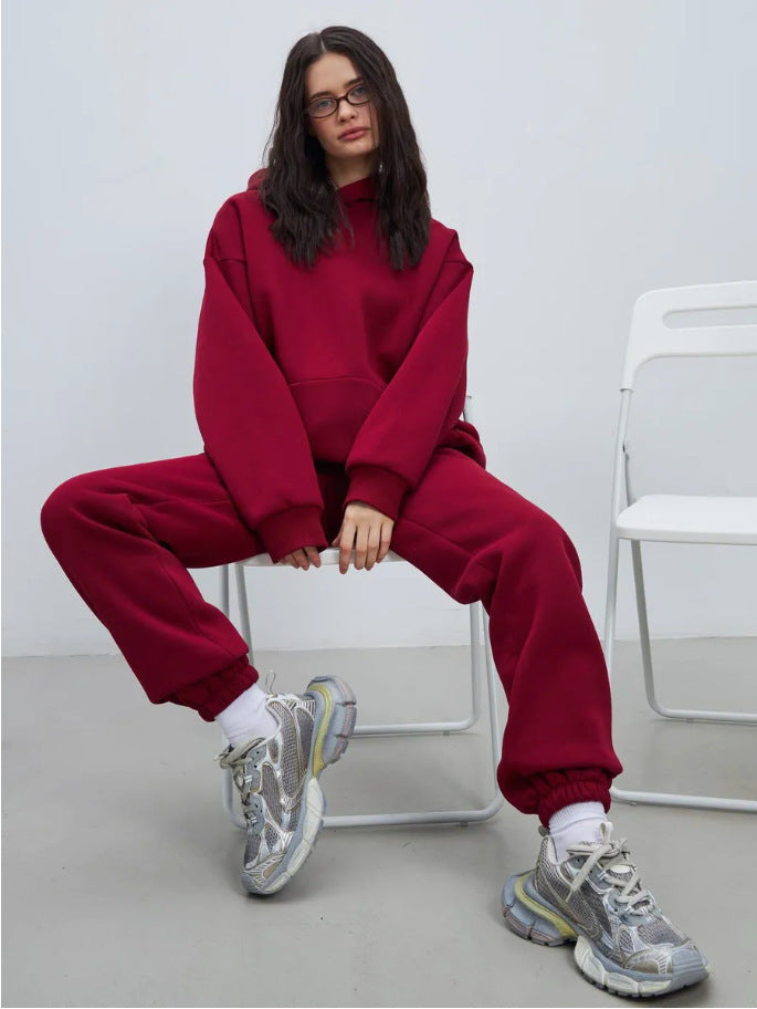 Damer oversize hoodie- och pösbyxa-set Mirla-Eva Jonsson