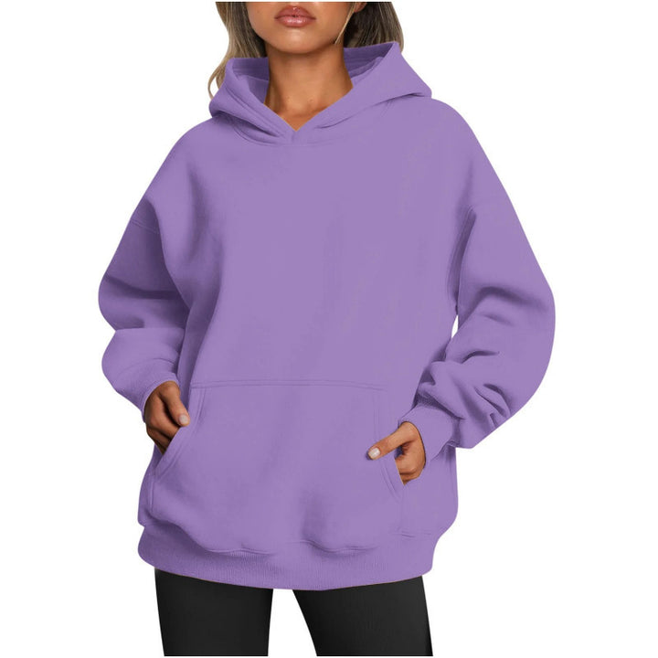 Damer översize hoodies med praktiska fickor och avslappnad passform Eva Jonsson-Eva Jonsson
