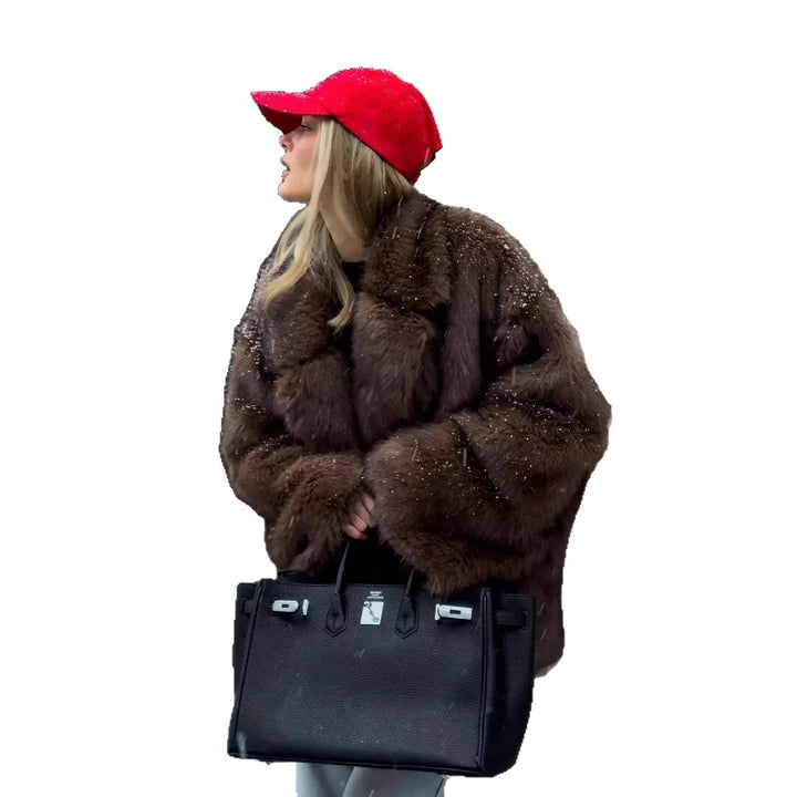 Damer översize pälsrock Mirla-Eva Jonsson