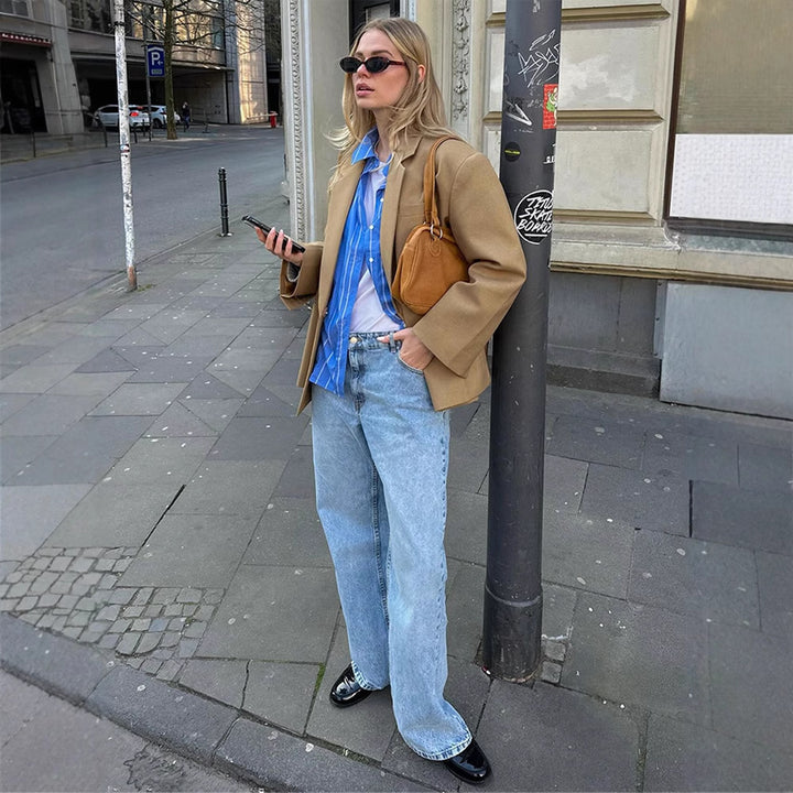 Damer oversized Blazerjacka med modern passform Mirla-Eva Jonsson