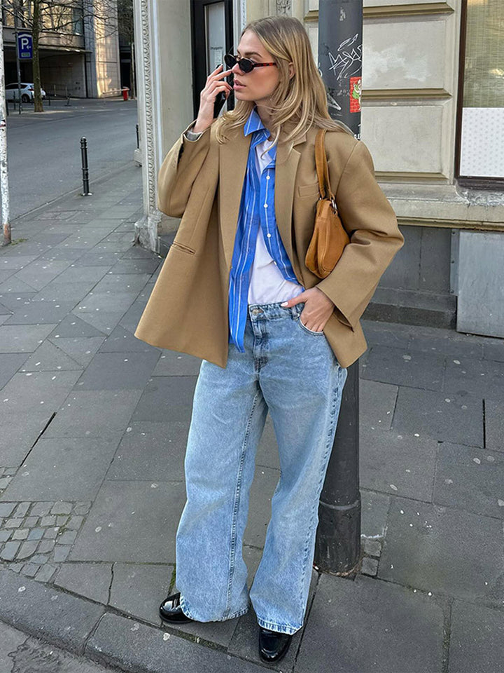 Damer oversized Blazerjacka med modern passform Mirla-Eva Jonsson