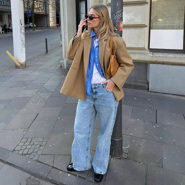 Damer oversized Blazerjacka med modern passform Mirla-Eva Jonsson
