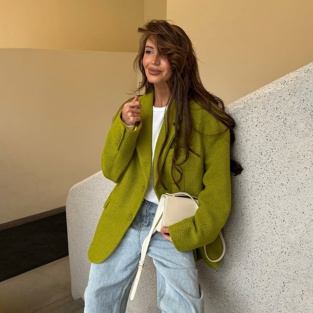 Damer oversized Boucle-Blazer Mirla-Eva Jonsson