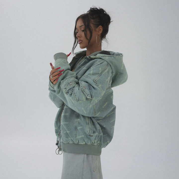 Damer oversized Denimjacka Mirla-Eva Jonsson