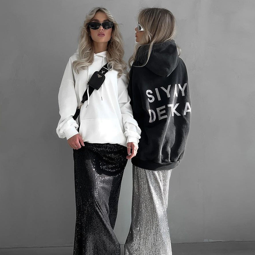 Damer oversized Hoodie Mirla-Eva Jonsson