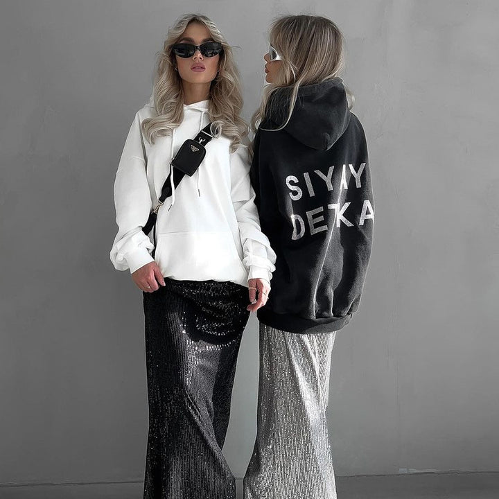 Damer oversized Hoodie Mirla-Eva Jonsson