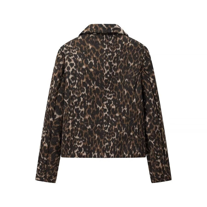 Damer oversized Leopardjacka Mirla-Eva Jonsson