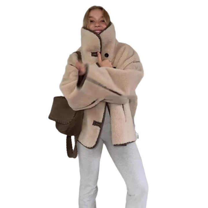 Damer oversized Teddyjacka Mirla-Eva Jonsson