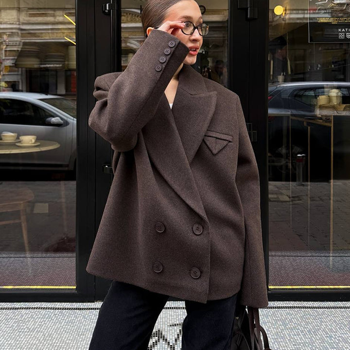 Damer oversized Ullblazer Mirla-Eva Jonsson