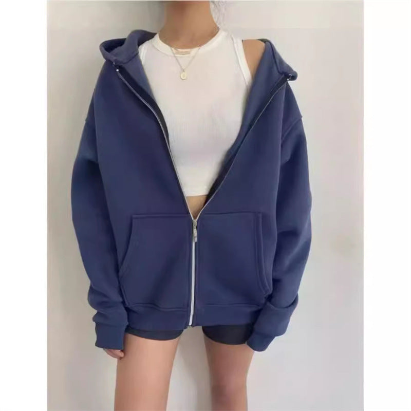 Damer oversized Zip-Hoodie Mirla-Eva Jonsson