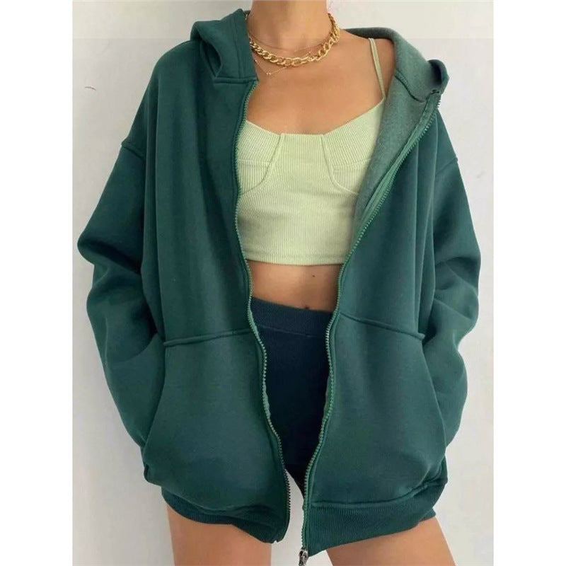 Damer oversized Zip-Hoodie Mirla-Eva Jonsson