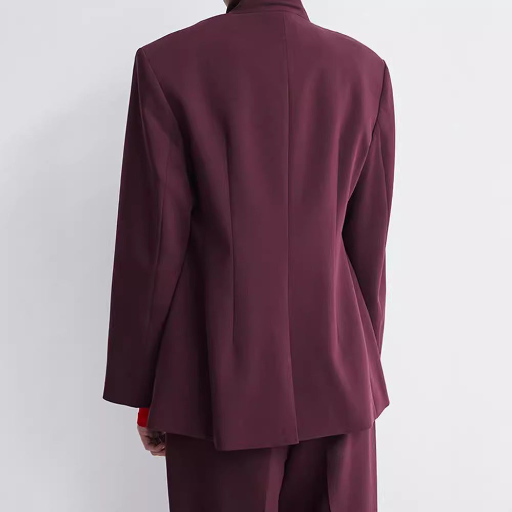 Damer oversized blazer med dubbelknäppning och modern skärning Mirla-Eva Jonsson