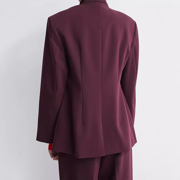 Damer oversized blazer med dubbelknäppning och modern skärning Mirla-Eva Jonsson