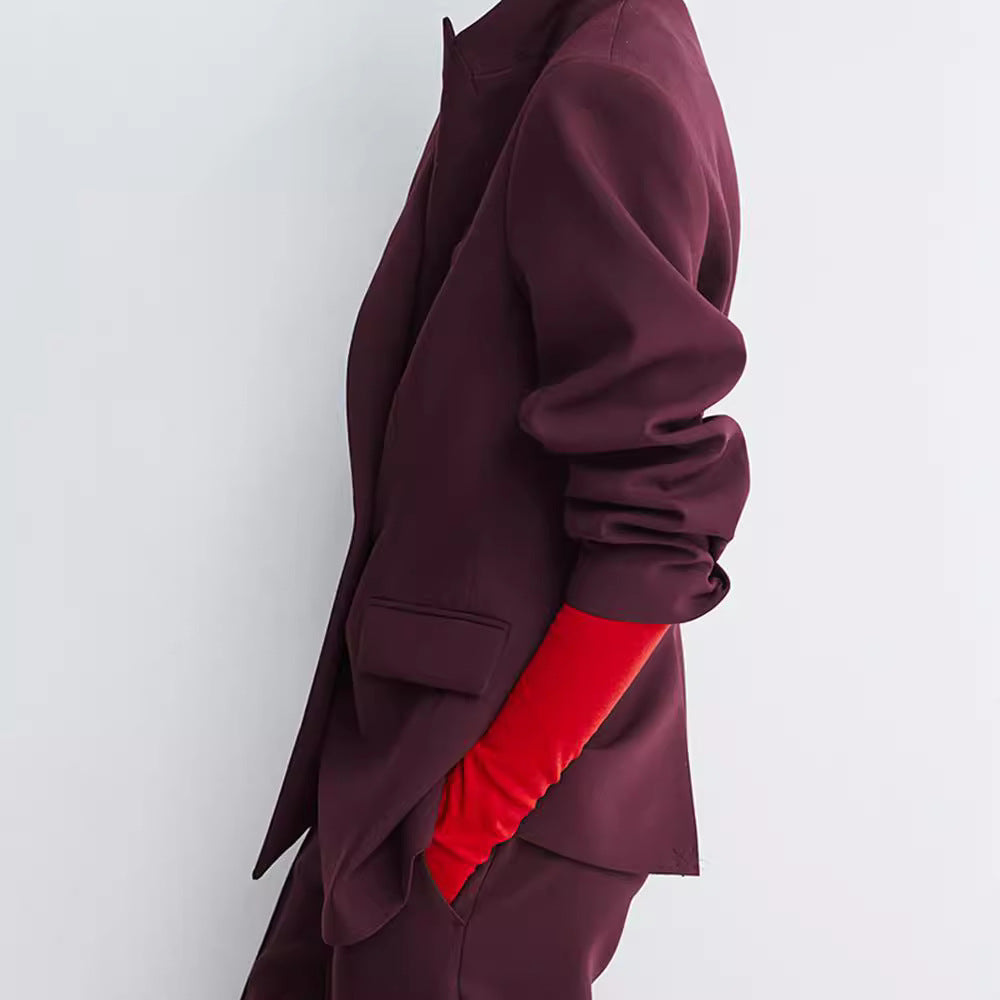 Damer oversized blazer med dubbelknäppning och modern skärning Mirla-Eva Jonsson