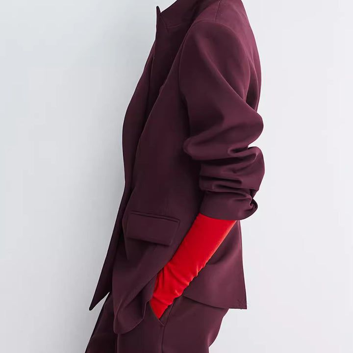 Damer oversized blazer med dubbelknäppning och modern skärning Mirla-Eva Jonsson