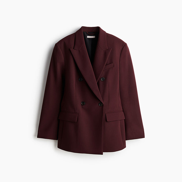 Damer oversized blazer med dubbelknäppning och modern skärning Mirla-Eva Jonsson