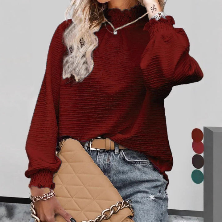 Damer oversized blus med volanger Mirla-Eva Jonsson