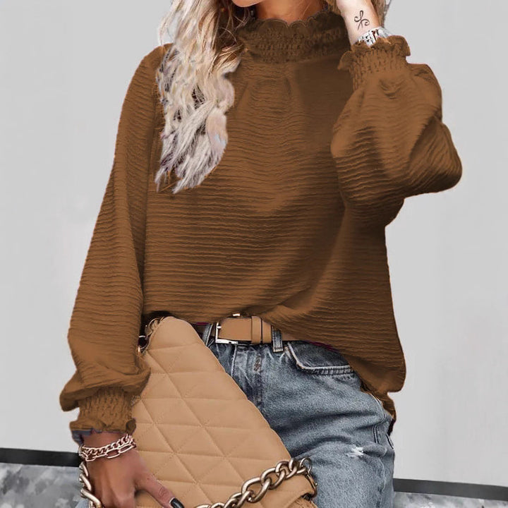 Damer oversized blus med volanger Mirla-Eva Jonsson