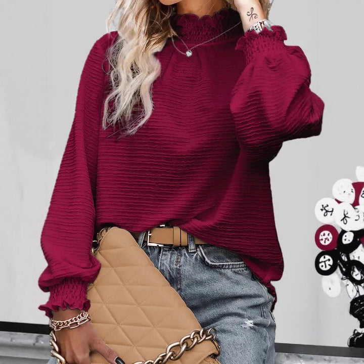 Damer oversized blus med volanger Mirla-Eva Jonsson