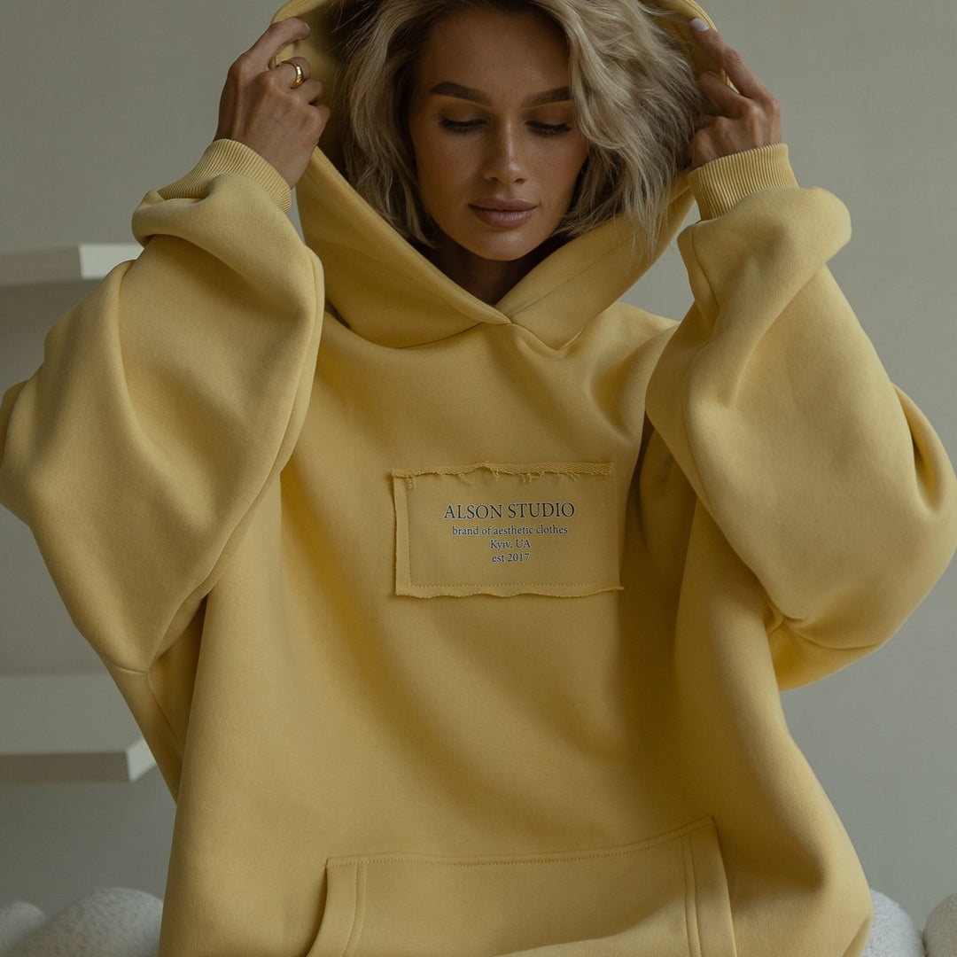 Damer oversized hoodie Mirla-Eva Jonsson