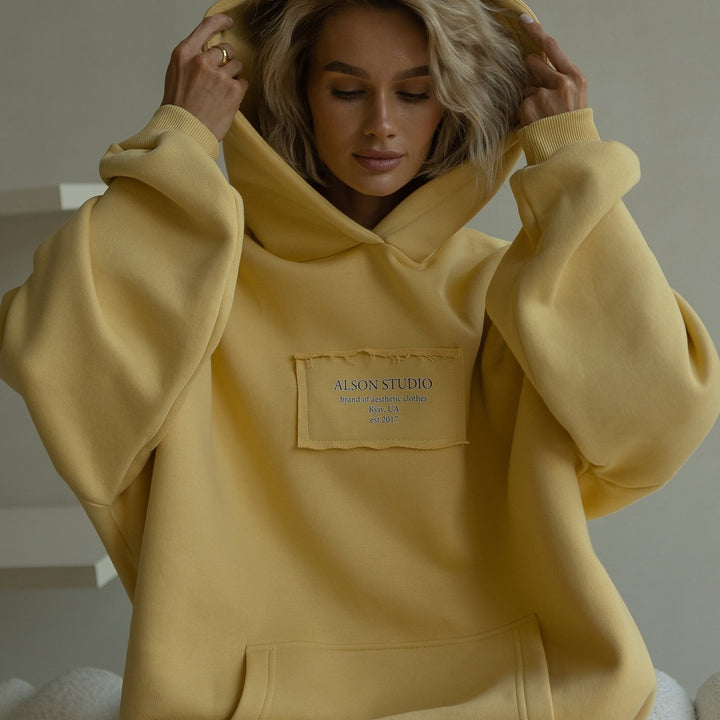 Damer oversized hoodie Mirla-Eva Jonsson