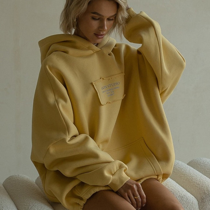 Damer oversized hoodie Mirla-Eva Jonsson