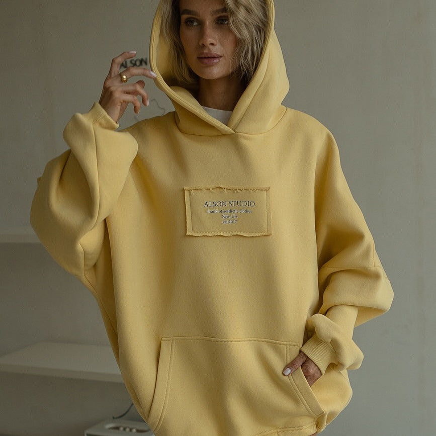 Damer oversized hoodie Mirla-Eva Jonsson