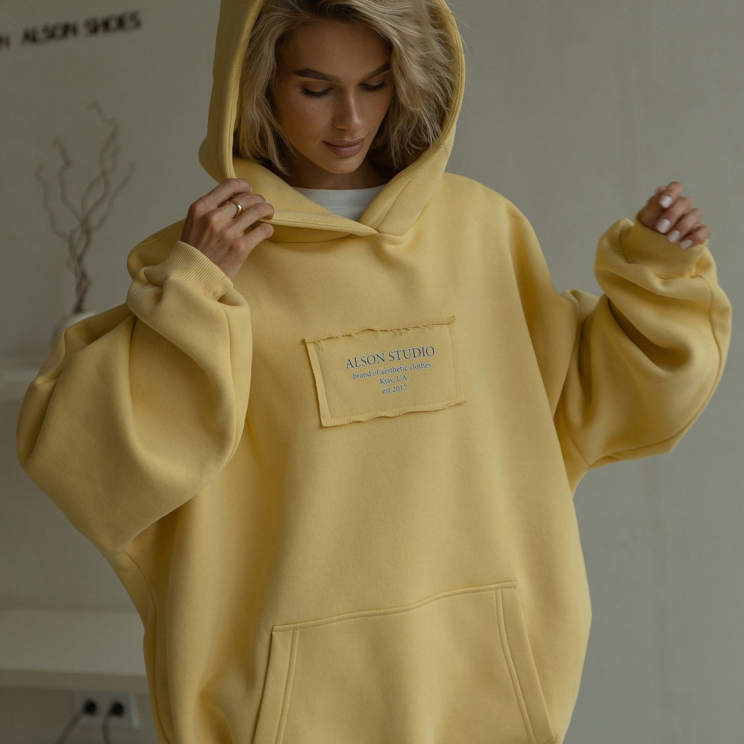 Damer oversized hoodie Mirla-Eva Jonsson